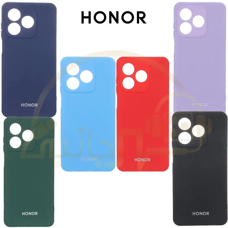 قاب نیو سیلیکون محافظ لنزدار مدل Honor X۵c , X۵c Plus کاور هونور ۲۰۲۵