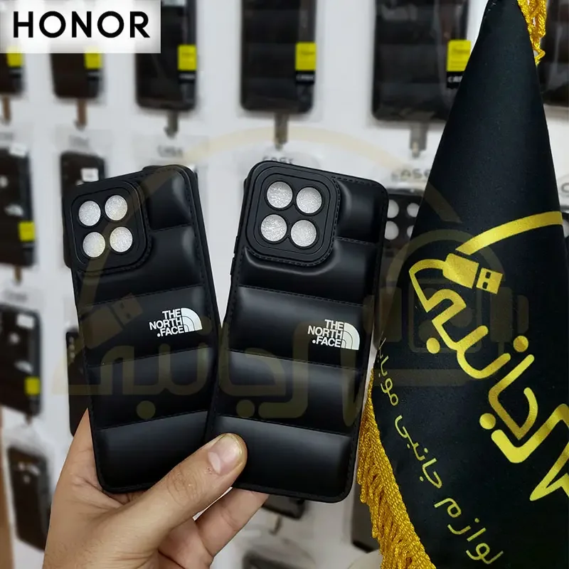 قاب پافری The North Face مدل  Huawei Honor X۶ , X۶s , X۸ ۵G کاور بالشتی هونور ۲۰۲۲