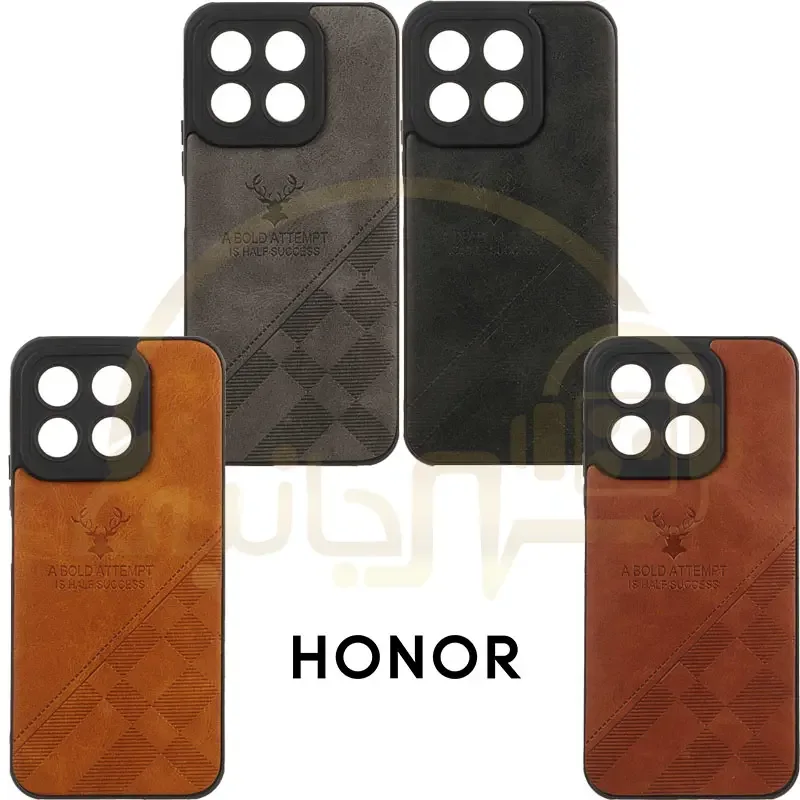 قاب طرح چرم گوزنی Honor X۸b کاور هونور ۲۰۲۳