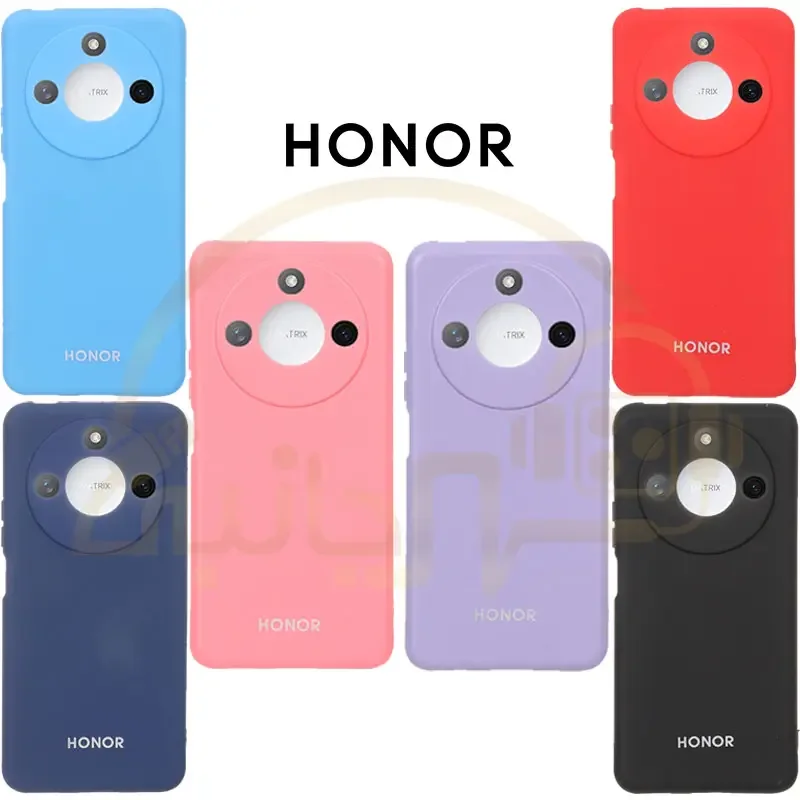 قاب نیو سیلیکون محافظ لنزدار مدل Honor X9c Smart 5G | کاور هونور X9c Smart 2024