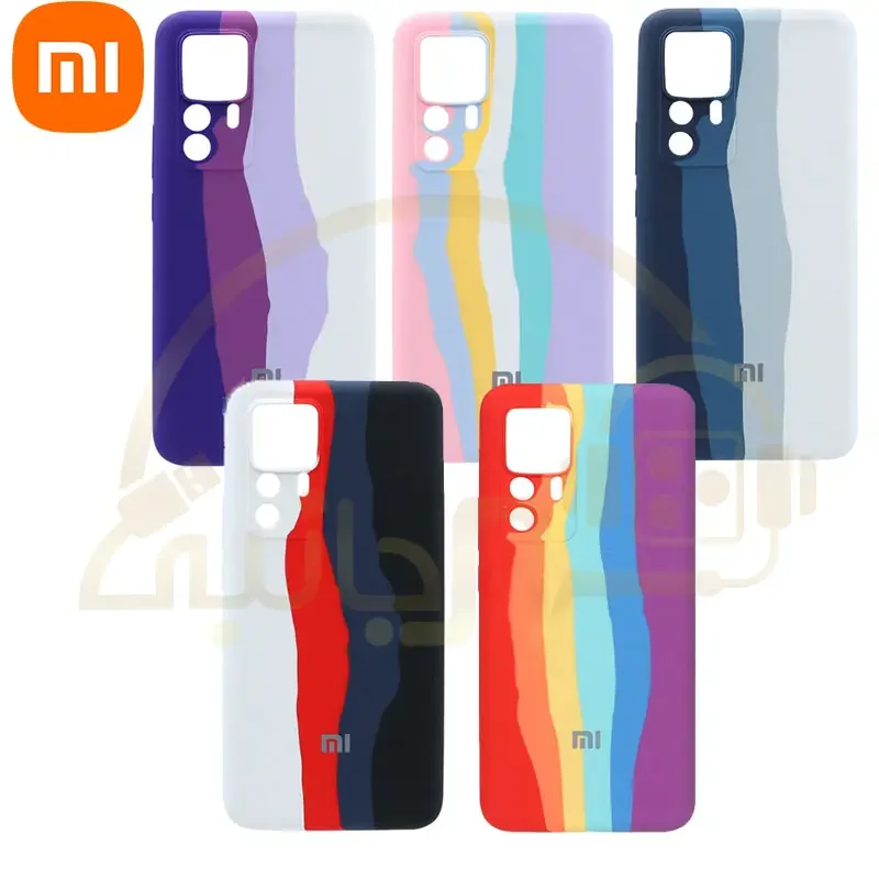 قاب سیلیکونی آبرنگی اورجینال Xiaomi ۱۲T کاور رنگین کمانی شیائومی MI ۱۲T PRO ۲۰۲۲ و Redmi K۵۰ ULTRA
