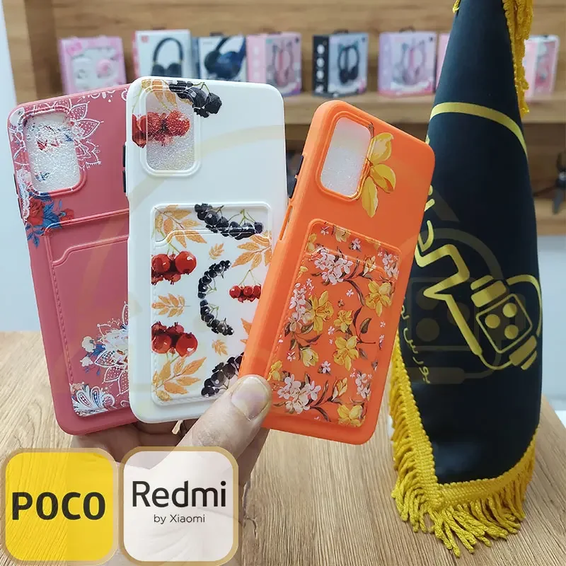 قاب سیلیکونی AAA طرح گل Xiaomi Poco M۳ ۴G کاور شیائومی جاکارتی خور Xiaomi Redmi ۹T ۴G
