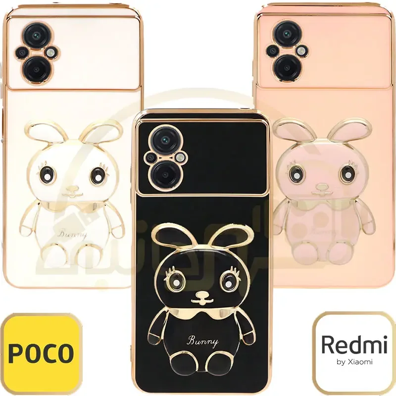 قاب محافظ لنزدار My Case Bunny پاپ سوکت مدل Xiaomi Poco M۵ کاور مای کیس Note ۱۱R شیائومی Poco M۴ ۵G