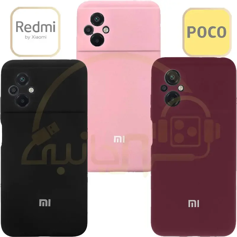 قاب سیلیکونی اورجینال پاک کنی Xiaomi Poco M5 4G -  کاور اصلی Note 11R شیائومی Poco M4 5G