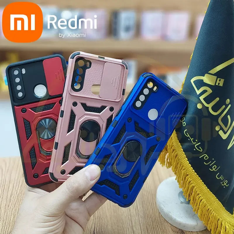قاب ضد ضربه بتمن محافظ لنزدار کشویی Xiaomi Redmi Note ۸ ۴G کاور ضد ضربه بتمنی رباتی  ردمی نوت ۸