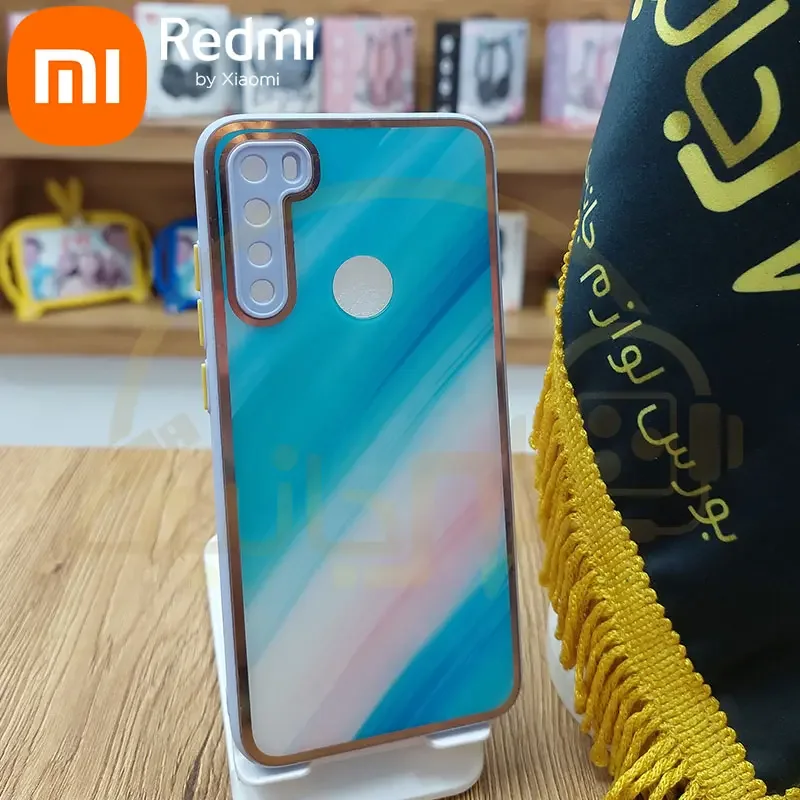 قاب پشت گلس ابر و بادی مدل Xiaomi Redmi Note ۸ ۴G کاور آبرنگی لاکچری شیائومی ردمی نوت ۸