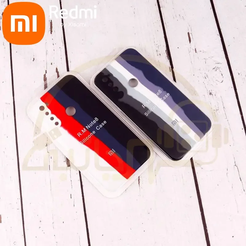 قاب سیلیکونی آبرنگی اورجینال Xiaomi Redmi Note ۸ ۴G کاور رنگین کمانی اصلی شیائومی ردمی نوت ۸