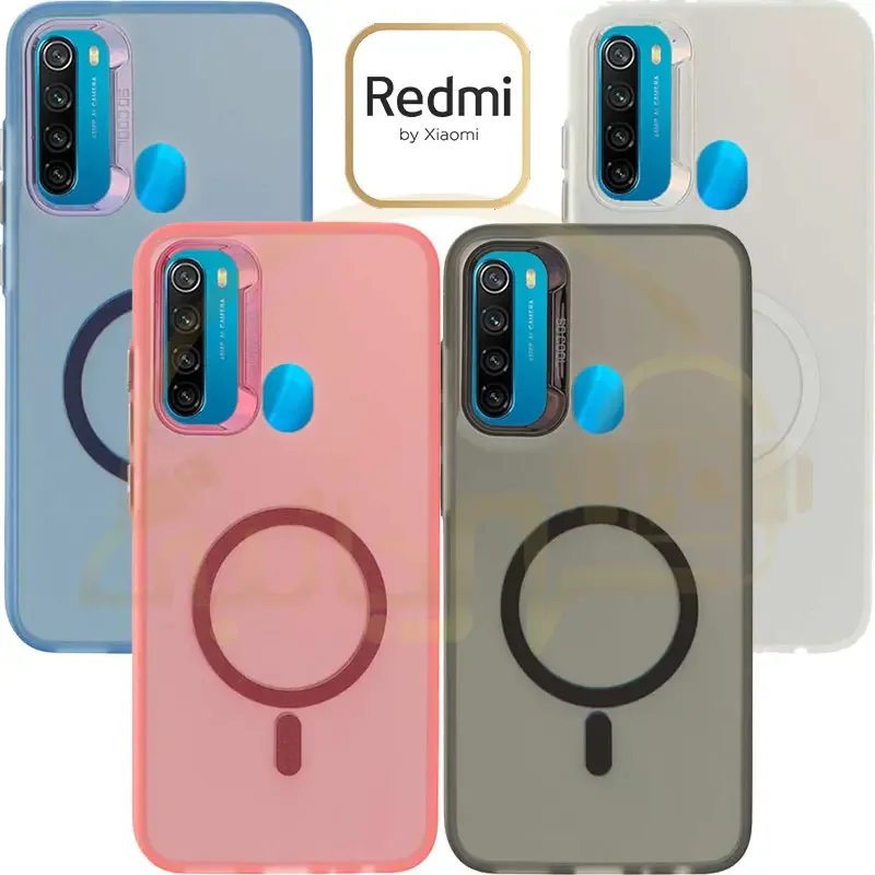 قاب SO COOL طرح مگ سیف لنز متال Xiaomi Redmi Note ۸ ۴G کاور شیائومی ردمی نوت ۸