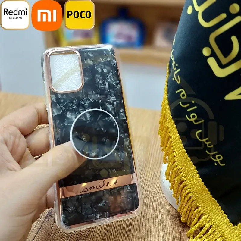 قاب IMD یخی پاپ سوکت دار مدل Xiaomi Redmi Note ۱۰ ۴G / Redmi Note ۱۰s / Poco M۵s