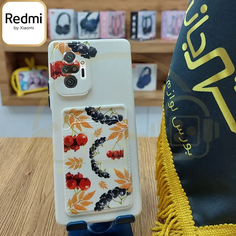 قاب سیلیکونی AAA طرح گل مدل Xiaomi Redmi Note ۱۰ Pro ۴G / Redmi Note ۱۰ Pro Max رنگ سفید