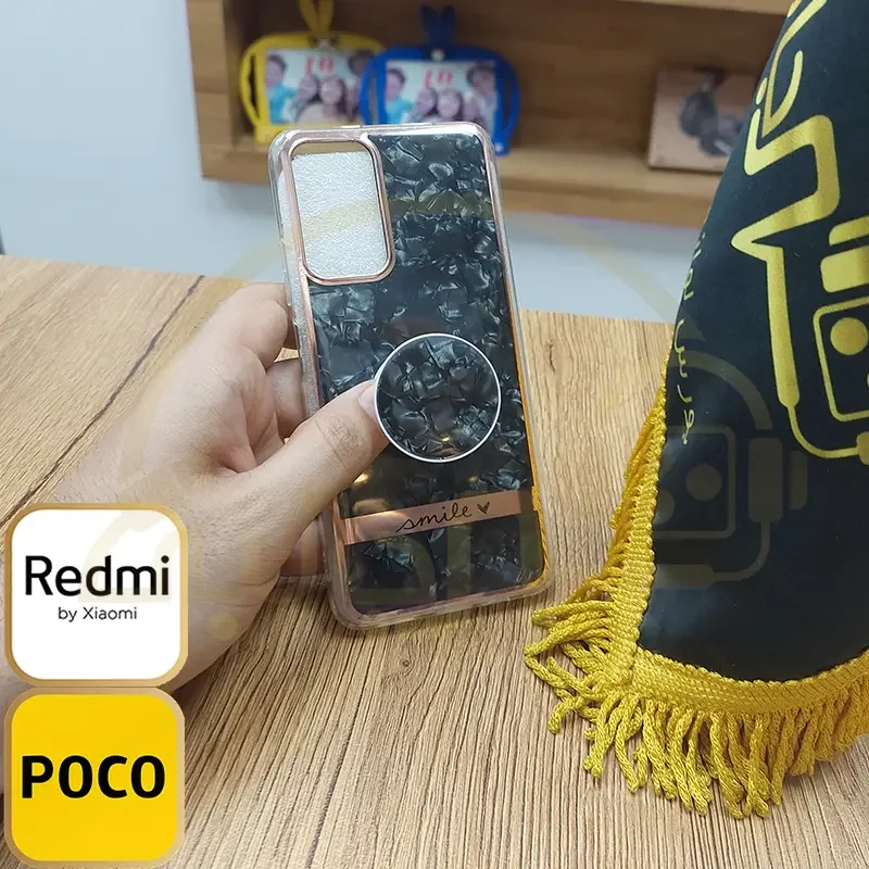 قاب ماربل یخی پاپ سوکت دار مدل Xiaomi Redmi Note ۱۱S ۵G / Note ۱۱ ۵G / Poco M۴ PRO ۵G