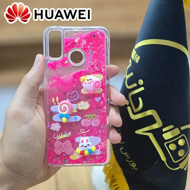 قاب شفاف دور ژله ای آکواریومی عروسک برجسته Huawei Y۸s ۲۰۲۰ و Y۹ ۲۰۱۹ کاور