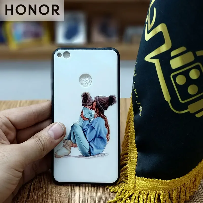 قاب طرح دار گوشی  HONOR 8 LITE کاور هواوی هانر8لایت 2017